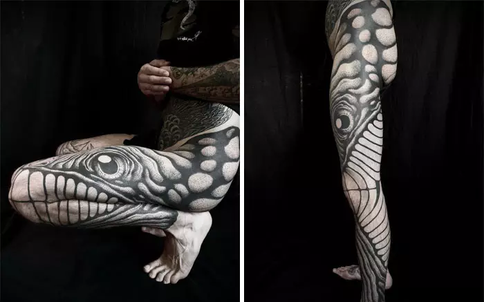 Hidden Legs Arms Bending Tattoos Veks Van Hillik 4 637500578Bd12 700