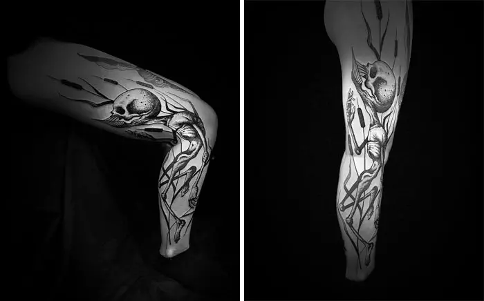 Hidden Legs Arms Bending Tattoos Veks Van Hillik 637B8F8A88194 700