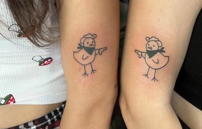63E25357A0F32 Best Friend Tattoos