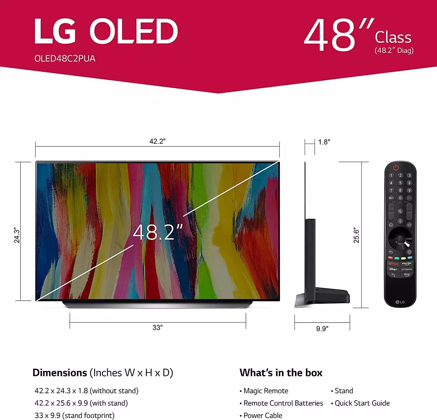 This Awesome Lg C2 Series 48Inch Oled Tv Is All You Need