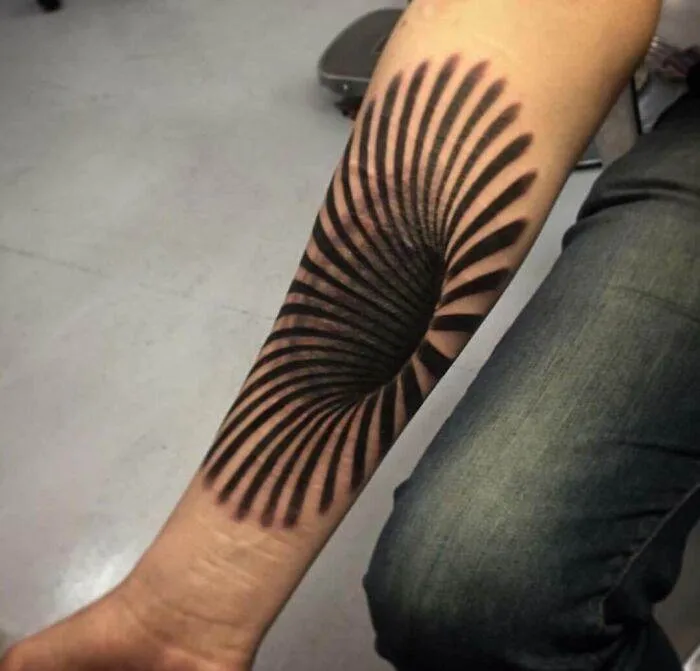 63D78D232F286 Optical Illusion Tattoos