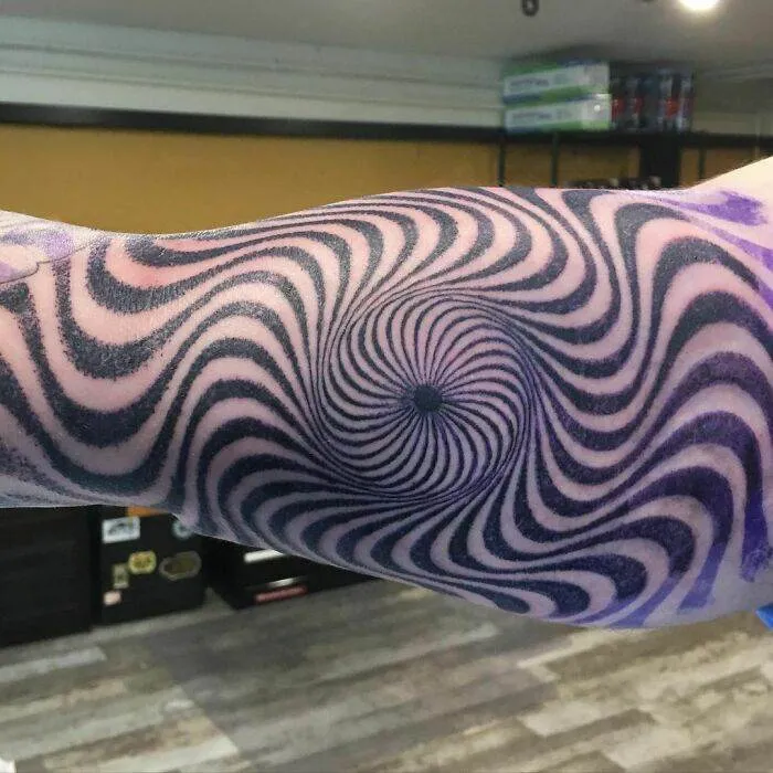 30 Epic Optical Illusion Tattoos With Eye And MindBending Designs