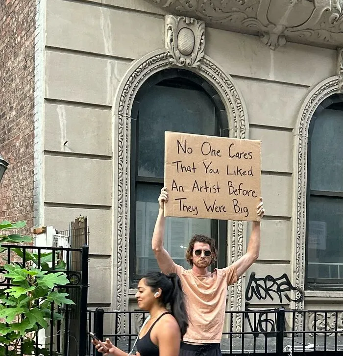 Clever Dude With Sign Protesting Annoying Things 64Ef4D6F8F975 700