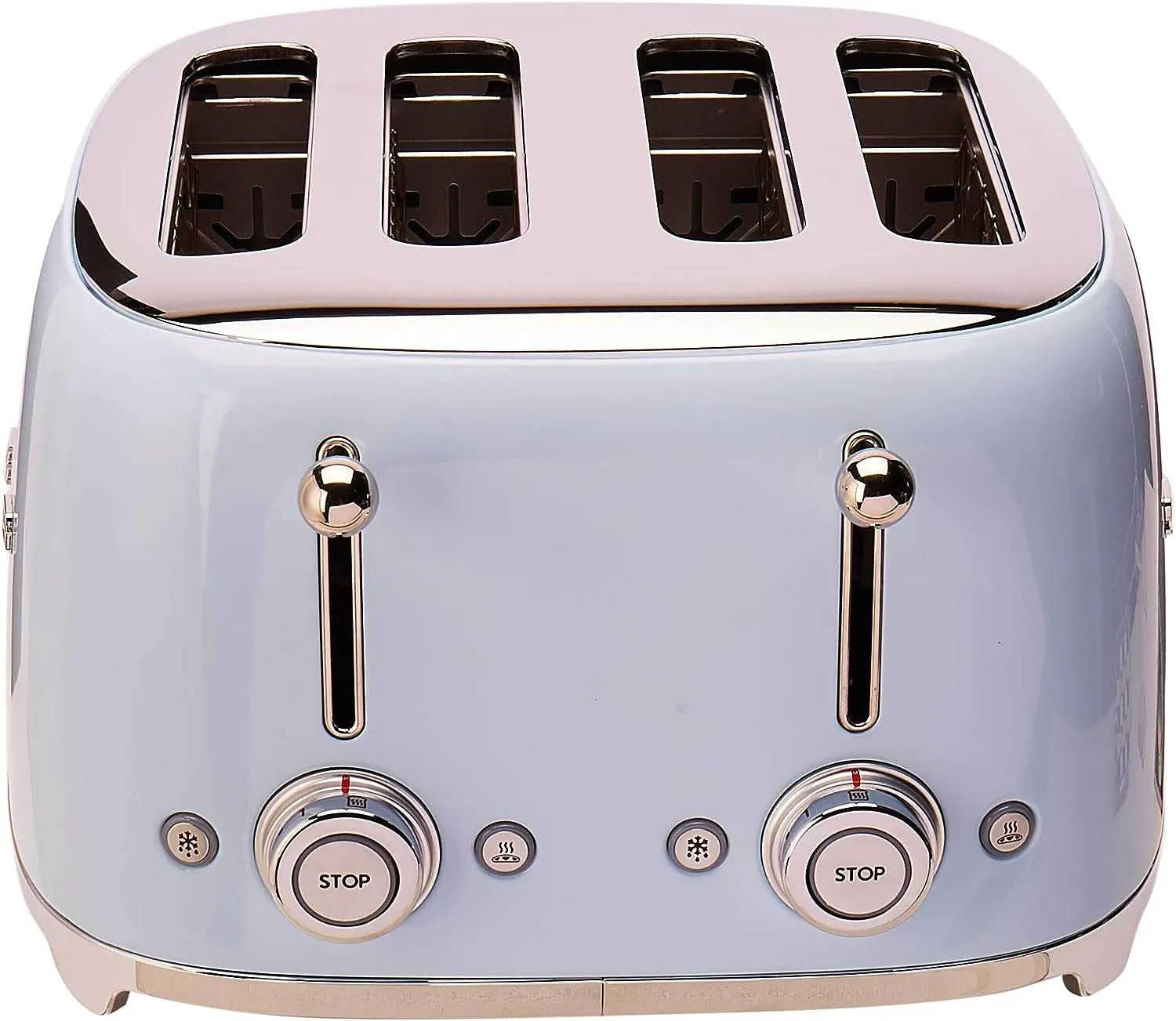 Smeg 50S Retro Line Pastel Blue 4X4 Slot Toaster
