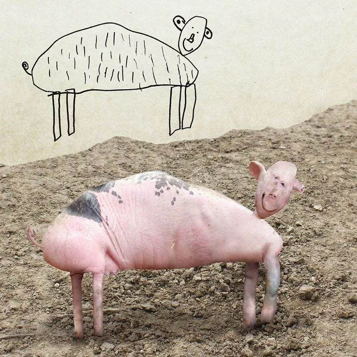 If Kids Drawings Were Real 66076512C5B90 700