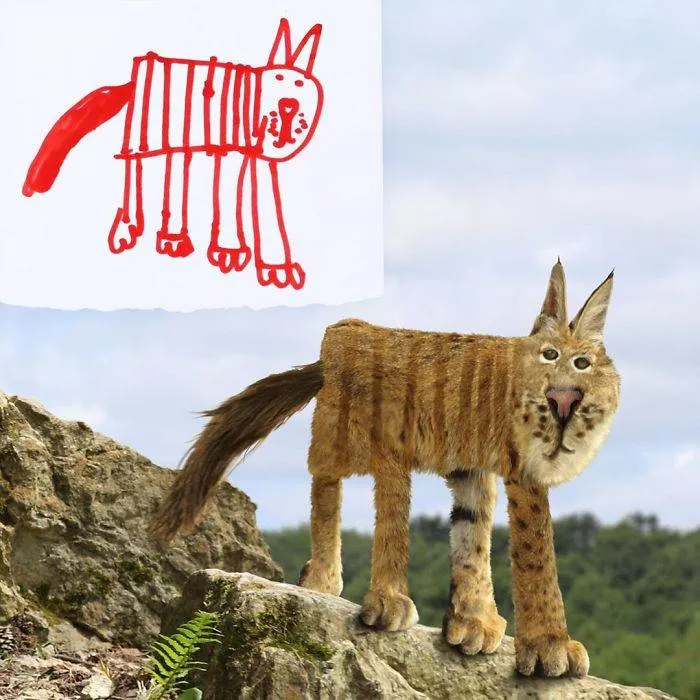 30 Funny Images: What Happens When Kids' Drawings Come To Life