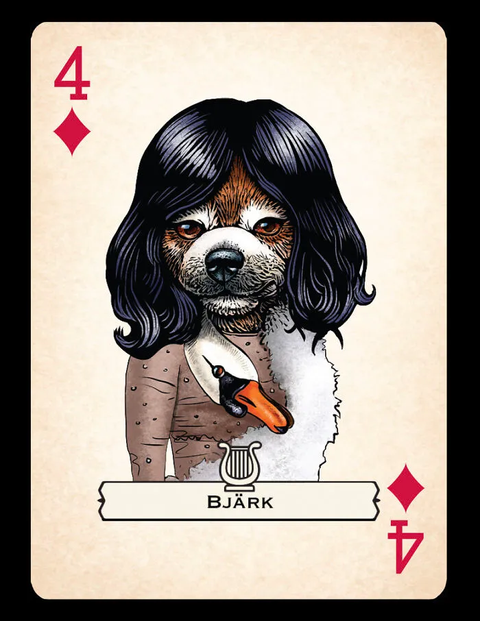 Chet Phillips Brings Feline And Canine Celebrities To Life In Unique Playing Card Decks 18 Pics 6663B0B58F4E4 700