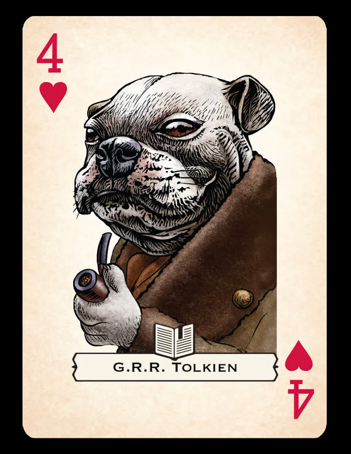Chet Phillips Brings Feline And Canine Celebrities To Life In Unique Playing Card Decks 18 Pics 6663B1079Ef01 700