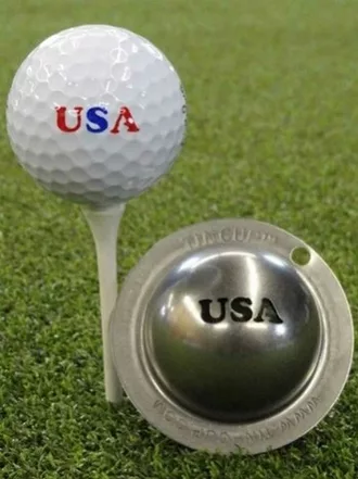Tin Cup Golf Ball Custom Marker Alignment Tool Pictures 005