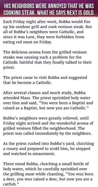 Short Story Hilarious One About A Catholic Convert