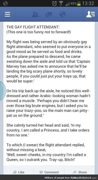Short Story Hilarious One About A Gay Flight Attendant