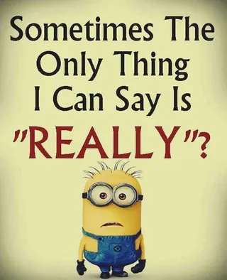 Minion Really