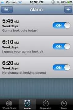 Alarm Notdecent