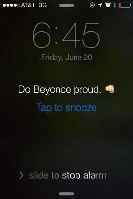 Alarmclock Beyonce