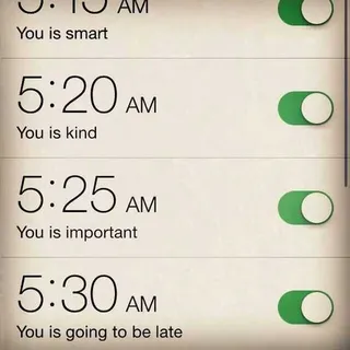 Alarmclock Late