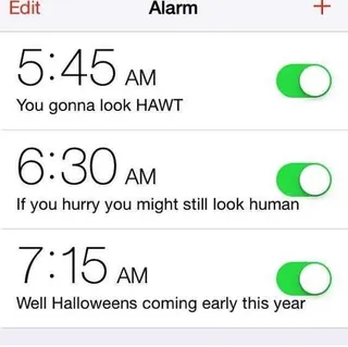 Alarmclock Makeuproutine