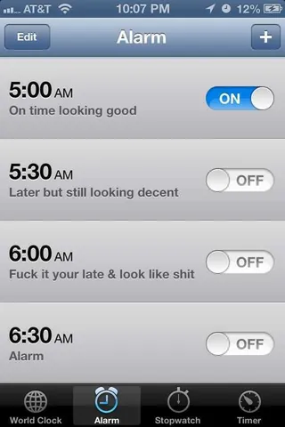 Alarmclock Yourelate
