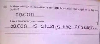 Bacon Answer