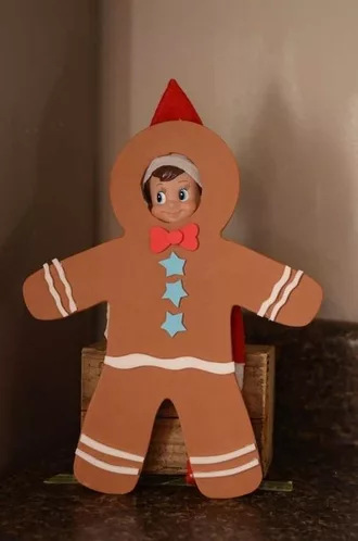 Elf On A Shelf Kitchen  Gingerbread Man Elf