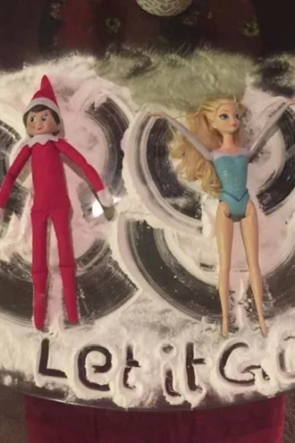 Elf On A Shelf  With Elsa