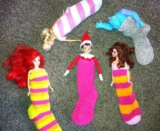 Elf On The Shelf  Playing With Barbie