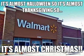 Premature Christmas Decorating Meme  Walmart Christmas