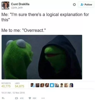 Kermit Overeact