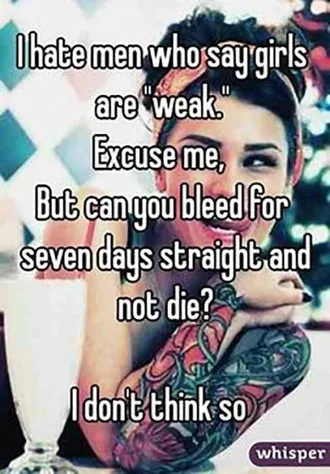 Snappy Funny Memes Bleeding For 7 Days Straight