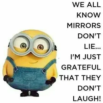 Hilarious Minions Images Mirrors Don'T Lie