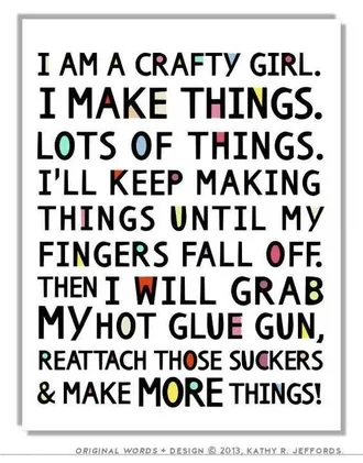 Crafting Memes Hot Glue Gun