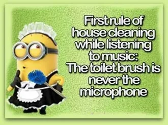 Minion Toilet Brush