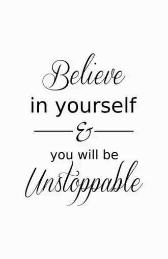 Quote Believe In Yourself