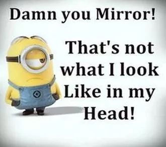Minion Mirror My Head