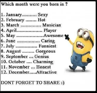 Minion Month Before In