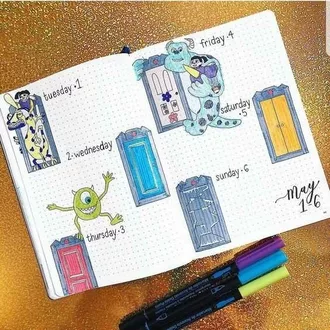 28 Beautiful Disney Bullet Journal Page Ideas And Spreads