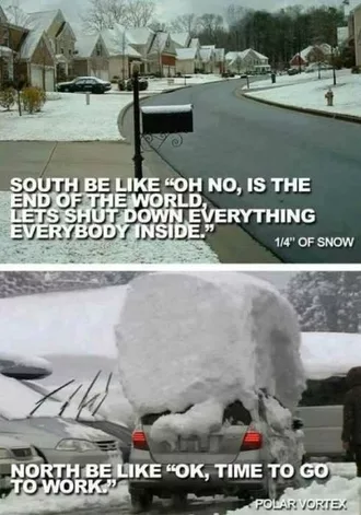 Funny Snow Meme South