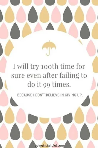 Quotes On Never Giving Up And Determination