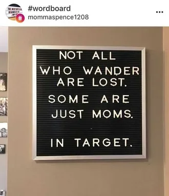 Letter Board Target Quotes For Moms