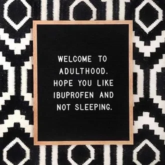 Funny Letter Board Messages Adulthood