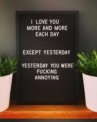 Letter Board Sayings Yesterday'S Song