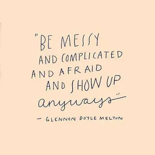 Quote Afraid Showup