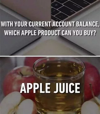 Funny Apple Juice