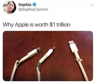 Funny Apple Trillion