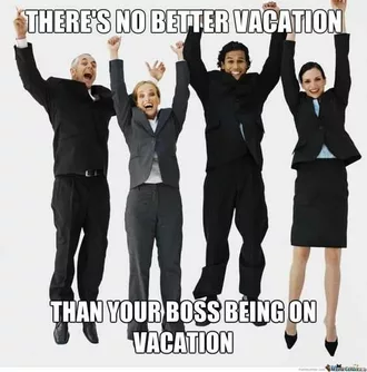 Funny Boss Vacation
