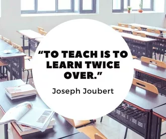 Quote To Teach Is