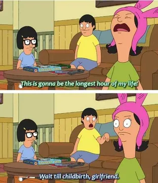 Funny Bob Burger Chilbirth