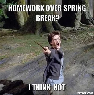 Spring-Homework-Think-Not Spring Homework Think Not