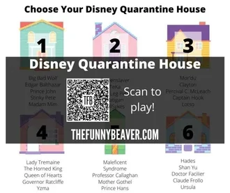 Quarantine House Meme Game - Disney Version Choose Your Quarantine House From The House Of Mouse