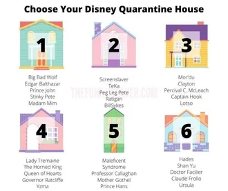 Quarantine House Meme - Choose Your Quarantine House Quarantinehouse Disney Version By Thefunnybeaver.com