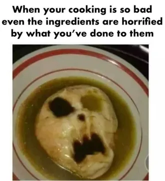 Cooking-Horrified Cooking Horrified